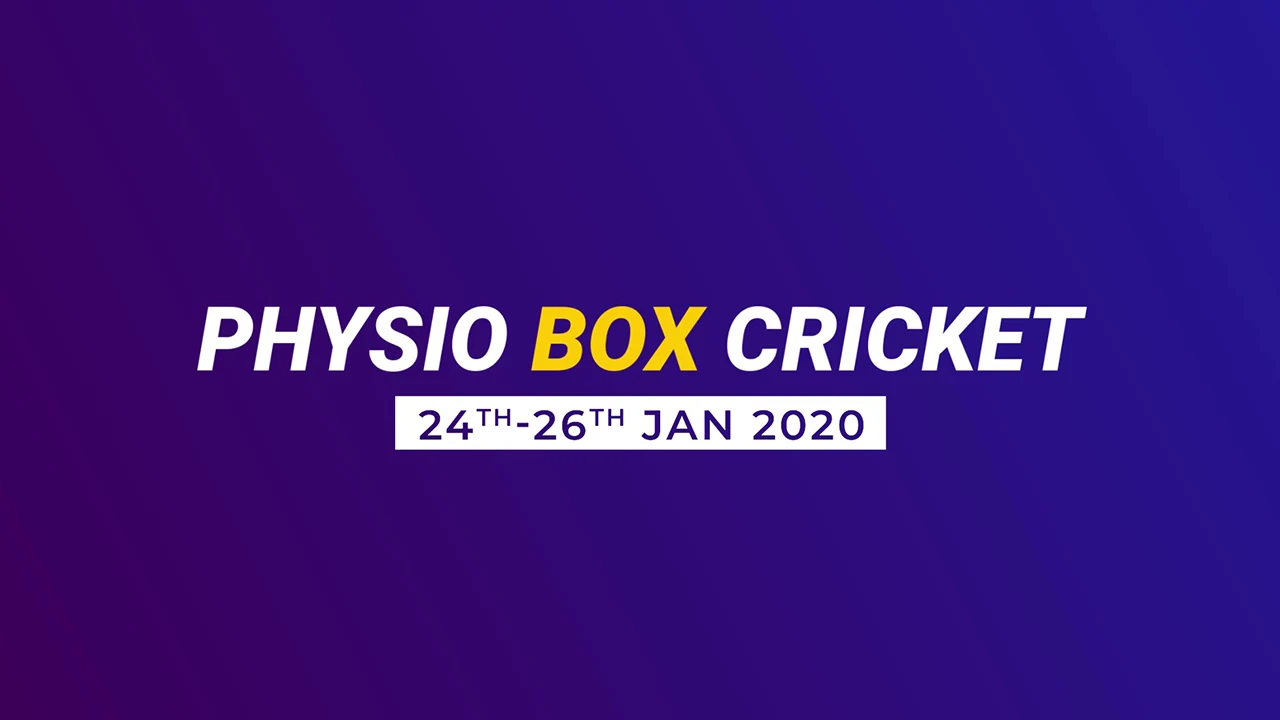 Physio Box Cricket 2020 | Register Now